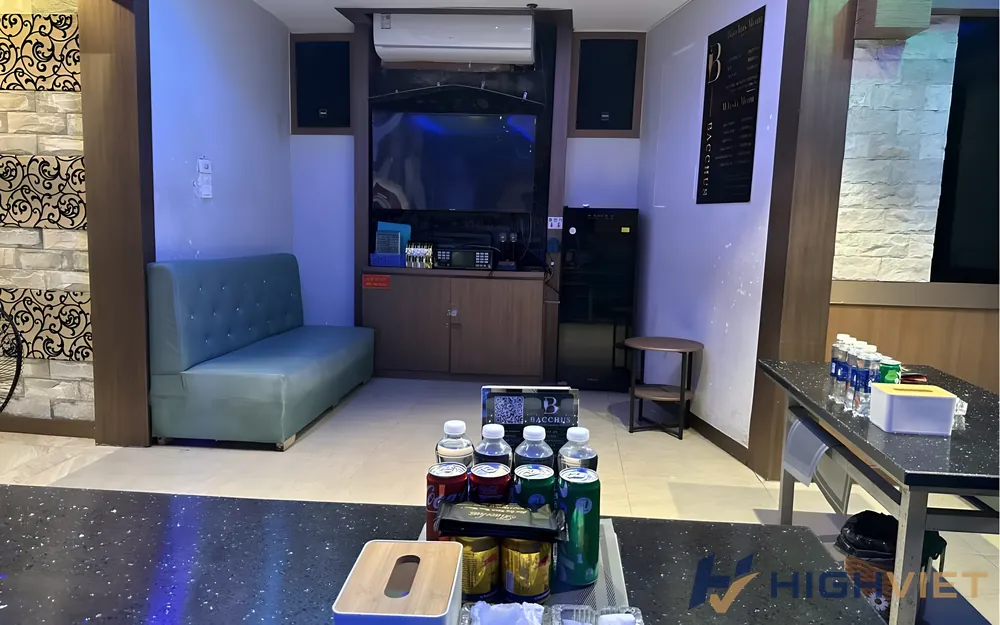 가라오케 내부 풍경 사진