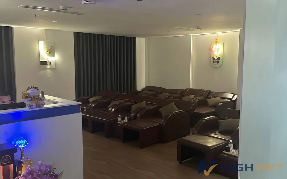 리조트식 캐주얼 대기 공간